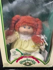 Cabbage Patch Kids Vintage Girl Baby Doll Red Curly Hair Original Box Unopened