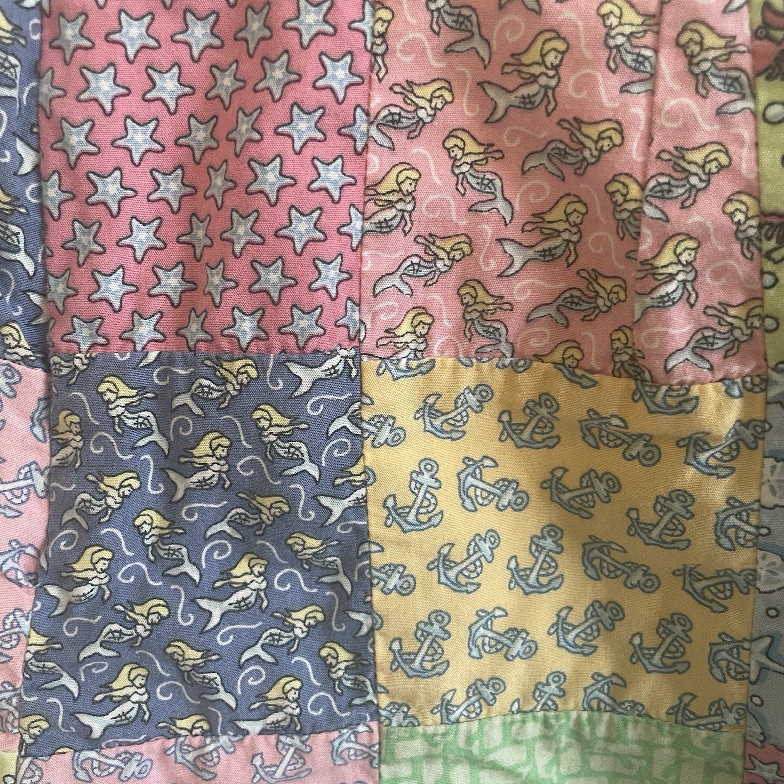 Vineyard Vines Patchwork Summer Nautical Fish Bea… - image 3