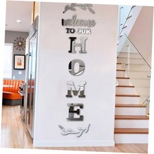 Home Letter Wall Decor Welcome Home Signs Home Decor Living Room Decor Mirror
