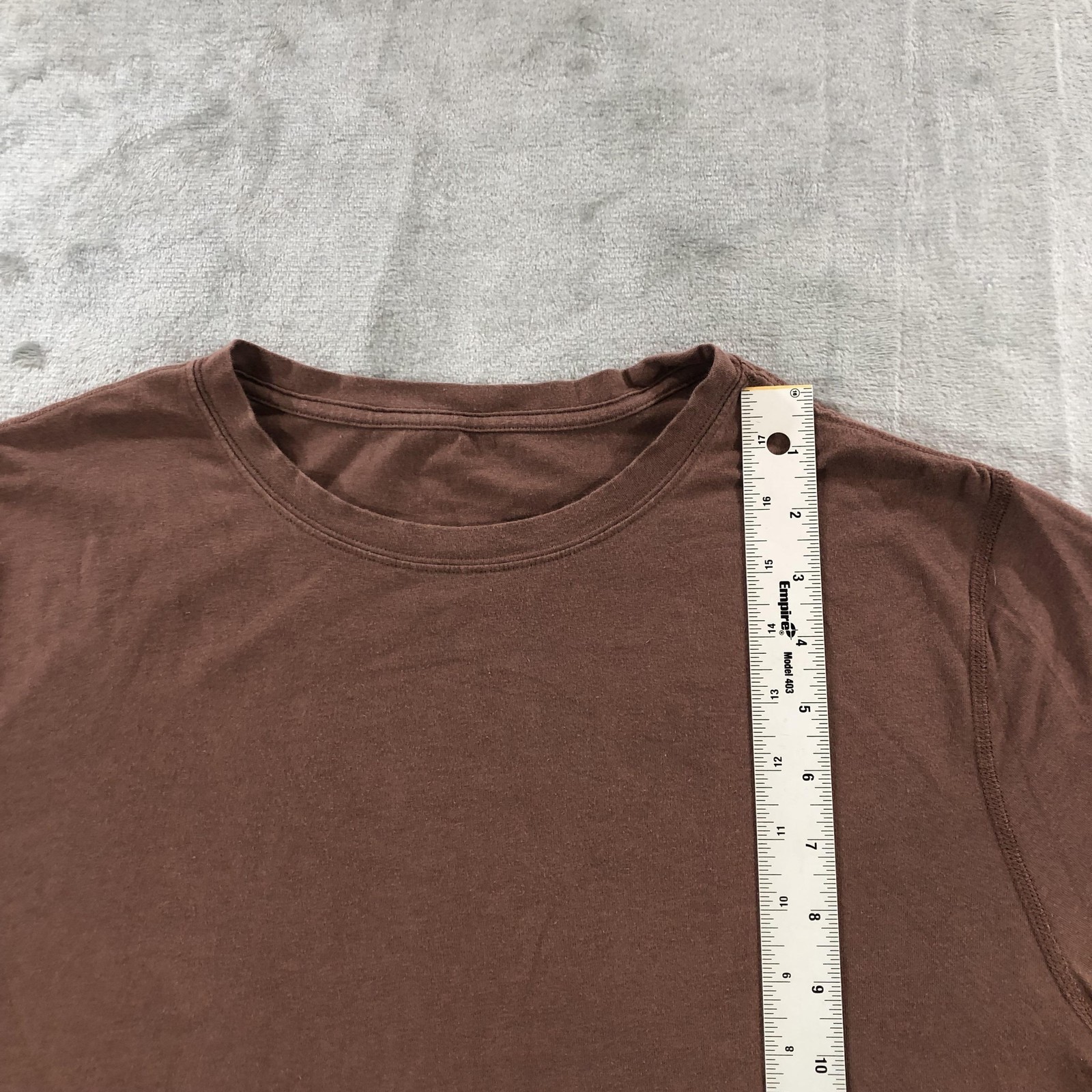 Vuori Shirt Mens Large Brown Solid Basic Tee Insp… - image 5