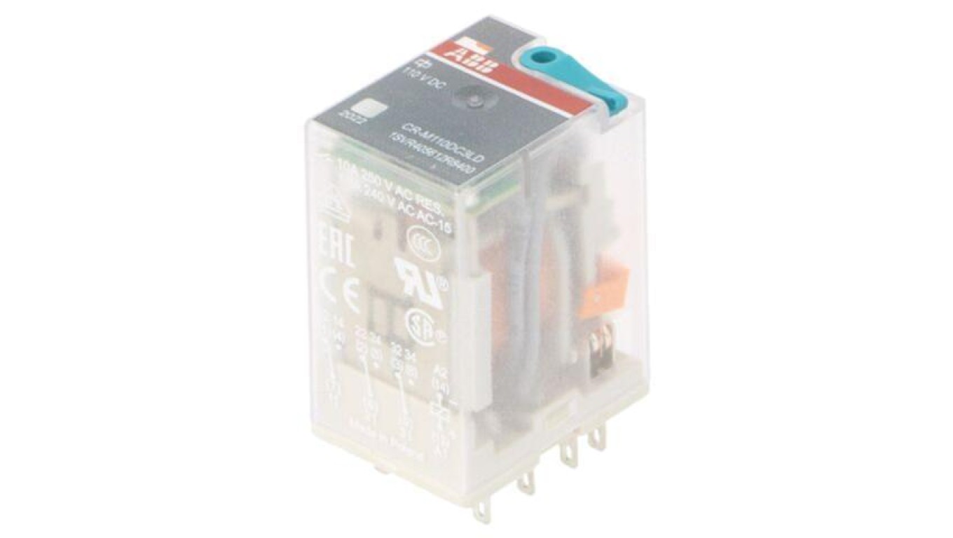 Electromagnetic Relay, 3PDT, Voltage 1SVR405612R8400