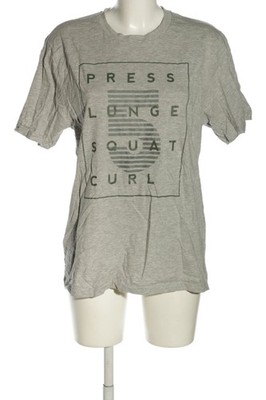 NEWLETICS T-Shirt Damen Shirt Gr. DE 48 hellgrau Casual-Look