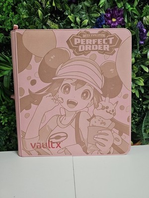 Vault X Binder Perfect Order Rosa Clefairy Laser Engraved Pokemon 