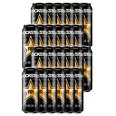 Rockstar Original Energy die Erfrischung mit Koffein 500ml 24er Pack
