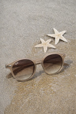 NEW Ray-Ban RB2180 6166/13 Polished Light Brown / Gradient Brown Sunglasses 49mm