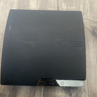 #ad Sony PlayStation 3 PS3 Slim Console CECH 2001A 120GB Black Parts Repair Read $44.99