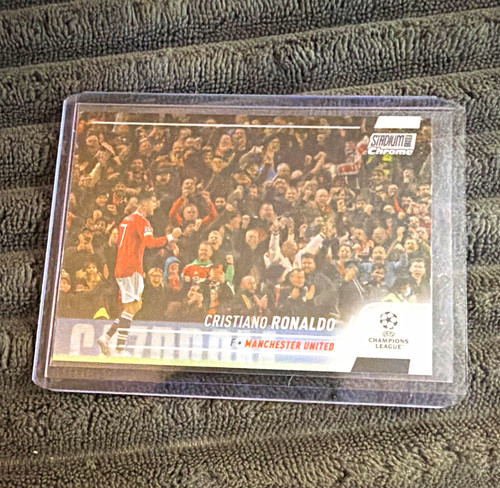 Topps 2021-22 Stadium Club Chrome UCL Cristiano Ronaldo #7 Man United Refractor