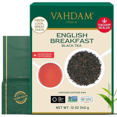 VAHDAM Original English Breakfast Tea (340g/12oz) 170+ 12 Ounce (Pack of 1)