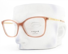 Vogue Eyeglasses VO 5334 2847 Glasses Crystal Pink Brown Pale Gold 54mm w/case