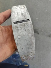 Wooden Coffin Smoothing Plane 1 13/16" Iron. 6.75X 2⅜" Steel Shoe Plymouth Maker