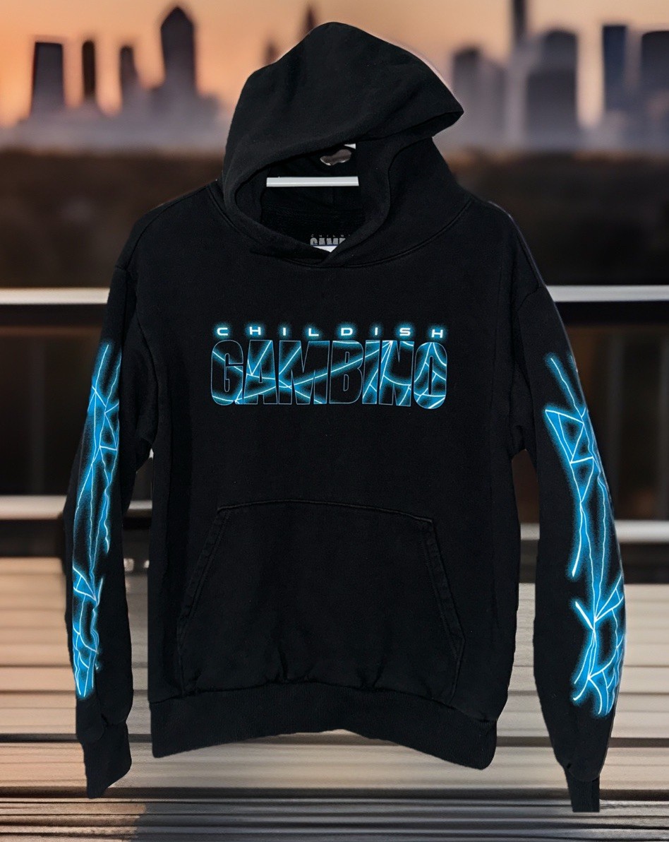 RARE Childish Gambino The New World Tour Hoodie Adult Small Black Concert Merch