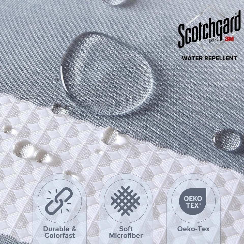 Madison Park Cortina de Ducha Spa Tejido de Gofres Puesto Cortina de Ducha para Baño 3 Foto 2 de 4