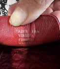 Vintage Coach Virginia Loafers Size 8.5 Red Leather Moc Toe Ballet Flats Shoe — photo 9