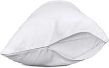 Queen Pillow Cases Set of 2 100 Cotton White Pillowcases Queen Size with 600