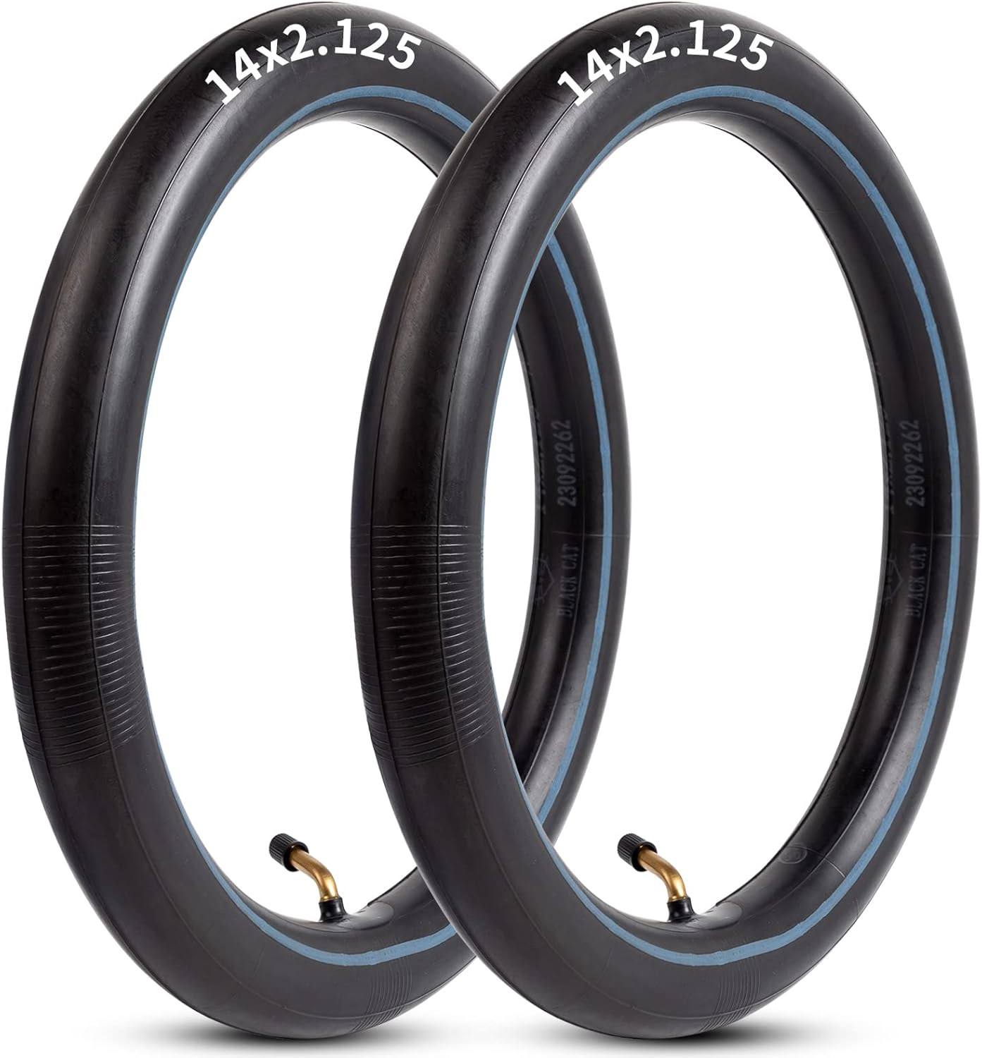 Heavy-Duty 14 X 2.125 Inner Tube 14 Inch Electric Bike Tubes with Angled Valve S