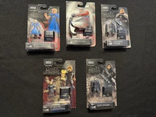 Mega Construx - Game Of Thrones - Daenerys, Drogon, Eddard, Jon, Tyrion - Lot