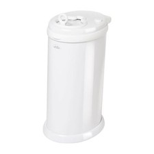 Steel Diaper Pail, Odor Locking, No Special Bag Required, Award-Winning, White