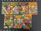 Lot Of 7 Marvel Vintage Fantastic Four Comics Lot # 125 53 130 109 98 124 110