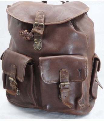 roots EDDIE BAUER EXEC. LIMITED EDITION HORWEEN BROWN LEATHER  BACKPACK RUKSAK