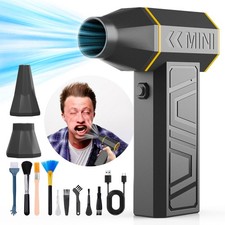 Portable Compressed Air Duster Cleaner Cordless Electric Air Blower 180000RPM US