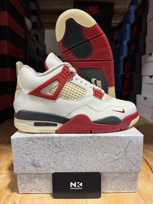 Air Jordan 4 Retro OG x Nigel Sylvester 'Brick After Brick' IQ8055-100 BRAND NEW