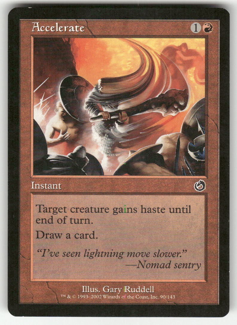 Accelerate 90 C Torment NM Magic: The Gathering