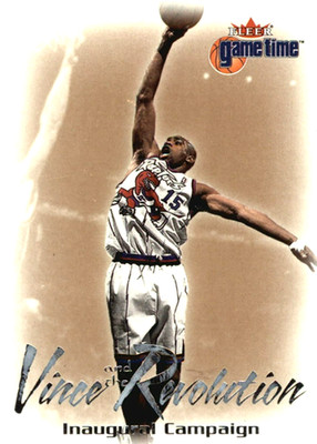 2000-01 Fleer Game Time Vince and the Revolution #2 Vince Carter Toronto Raptors