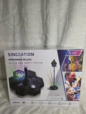 Singsation Performer Deluxe All-in-One Bluetooth Karaoke Party System w Voice FX