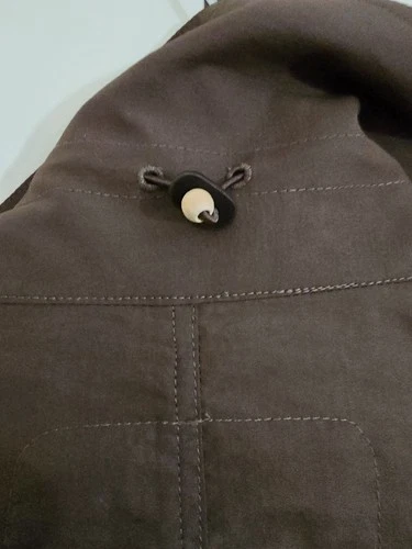 Simple Project Y2552 Nylon Utility Jacket Mens L Brown Oversized Unisex image 10