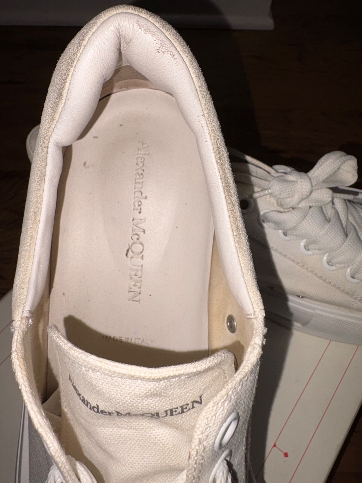 ALEXANDER McQUEEN WHITE/WHITE/WHI 46E - image 11