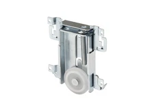 1-7/16" Mirror Door Roller Assembly - Nylon Flat Roller - Acme (Single Pack)