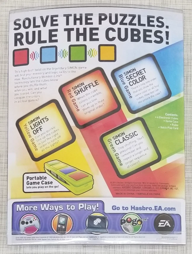 Simon Flash ~ Electronic Flashing Game ~ Hasbro ~ Brand New Sealed - Image 2 of 3