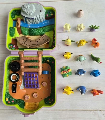 Pokemon Chibi House Doll Set Vintage Toy Collectible Ready to Use Rare