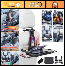 Adjustable Car Back Seat Tray Table for Kids Adults Road Trip Travel Desk, 3