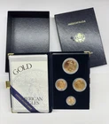 2001-W 4-Coin Proof American Gold Eagle Set (w/Box & COA)