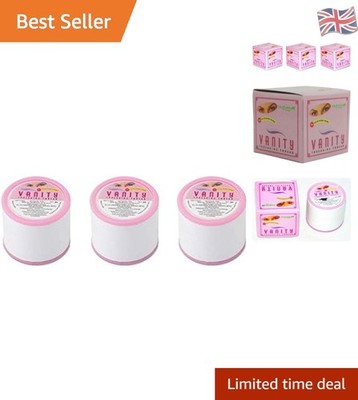 3 Spulen Vanity Antibakterieller Baumwollfaden für mühelose Augenbrauenformung