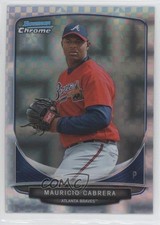 2013 Bowman Chrome Prospects Retail X-Fractor Mauricio Cabrera #BCP114 0b3