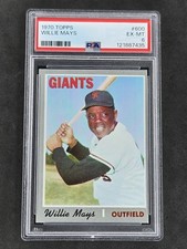 1970 Topps WILLIE MAYS #600 PSA 6 EX-MT San Francisco Giants HOF Freshly Graded
