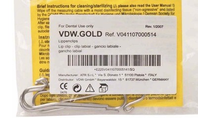 VDW Gold Lippenclip 5 Stück Längenmessgeräten endo apex locator root canal