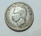 1943 Canada Ten 10 Cent Silver Dime Circulated Canadian George VI Coin H969