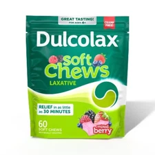 Dulcolax Laxative Stool Softener Soft Chews - 60ct