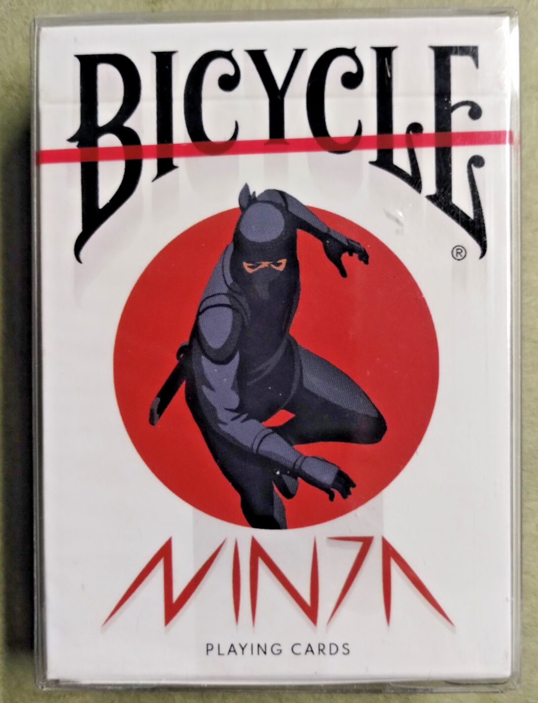 Ninja Gilded Bicycle Playing Cards with DS1 Card Sleeves-image