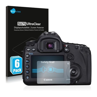 6x Schutzfolie für Canon EOS 5D Mark III Display Schutz Folie