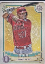 MIKE TROUT Los Angeles Angels TOPPS GYPSY QUEEN Insert Card TAROT OF THE DIAMOND