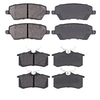 Kit BremsbeläGe Vorne Und Hinten FüR Renault Thalia II (Lu)