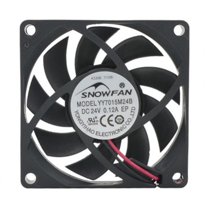 7CM 7015 Double Ball Industrial DC Cooling Fan YY7015M24B 24V 0.12