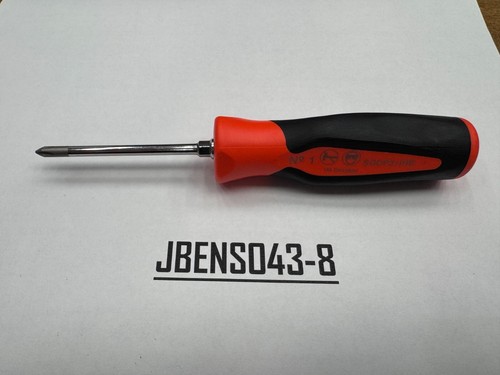 Snap-on Tools USA NEW ORANGE Soft Grip #1 Phillips Head Screwdriver SGDP31IRBO - Picture 6 of 7