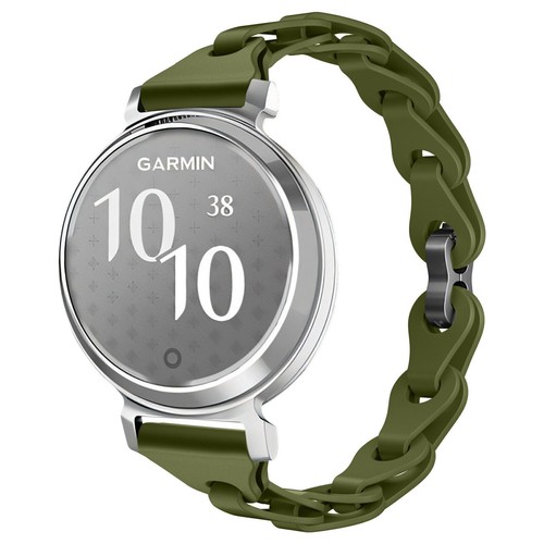 For Garmin Lily 2 Nylon/Silicone Watch Band Replacement Wristband Strap Bracelet - Picture 153 of 290