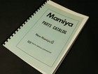 MAMIYA INSTRUCTION: MAMIYA 6 Parts Catalog 122 PAGES!