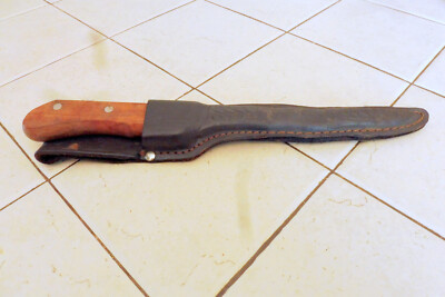 MAXAM KING FISHER 7'' BLADE SS FILET KNIFE W/ WOOD HANDLE